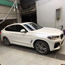 PET Satin Metallic White Vinyl Wrap