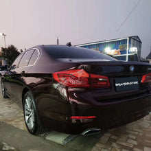 PET Super Glossy Metallic Black Rose Vinyl Wrap