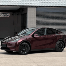 60" Gloss Black Rose Vinyl Car Wrap