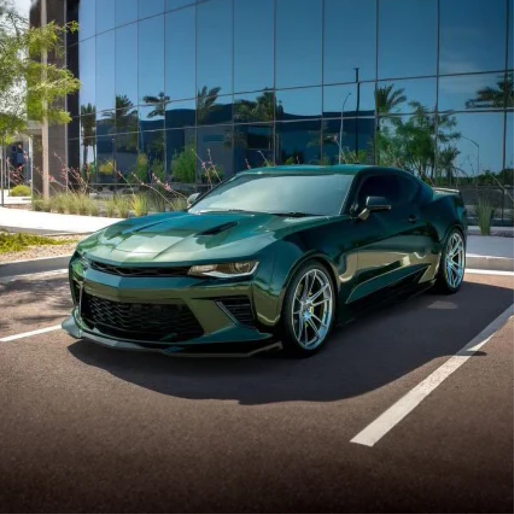 60" Gloss British Racing Green Metallic Vinyl Car Wrap