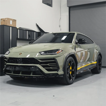 60" Gloss Khaki Green Vinyl Car Wrap