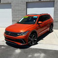 60" Gloss Lava Orange Metallic Vinyl Car Wrap