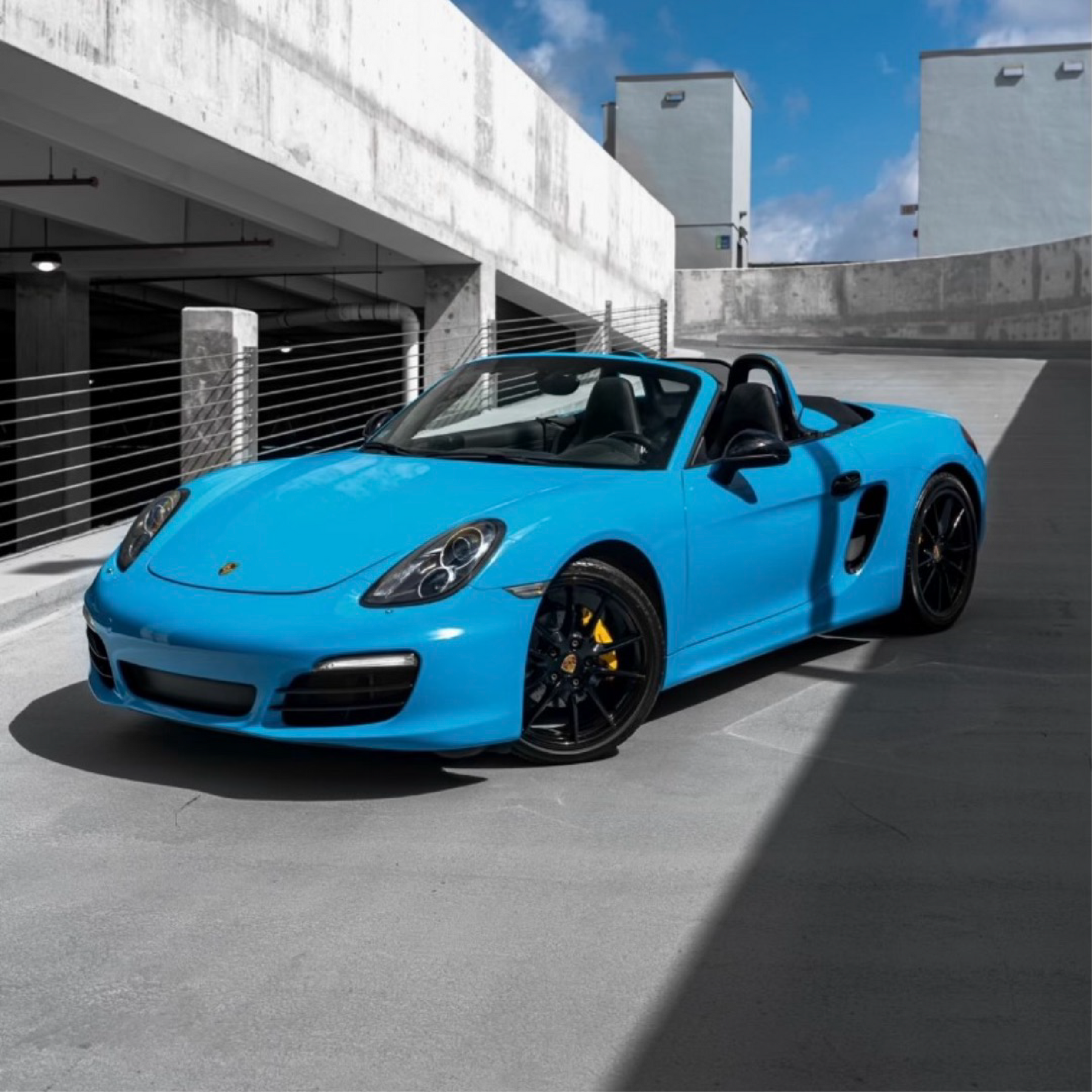 60" Gloss Light Blue Vinyl Car Wrap