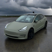 60" Matte Khaki Green Vinyl Car Wrap
