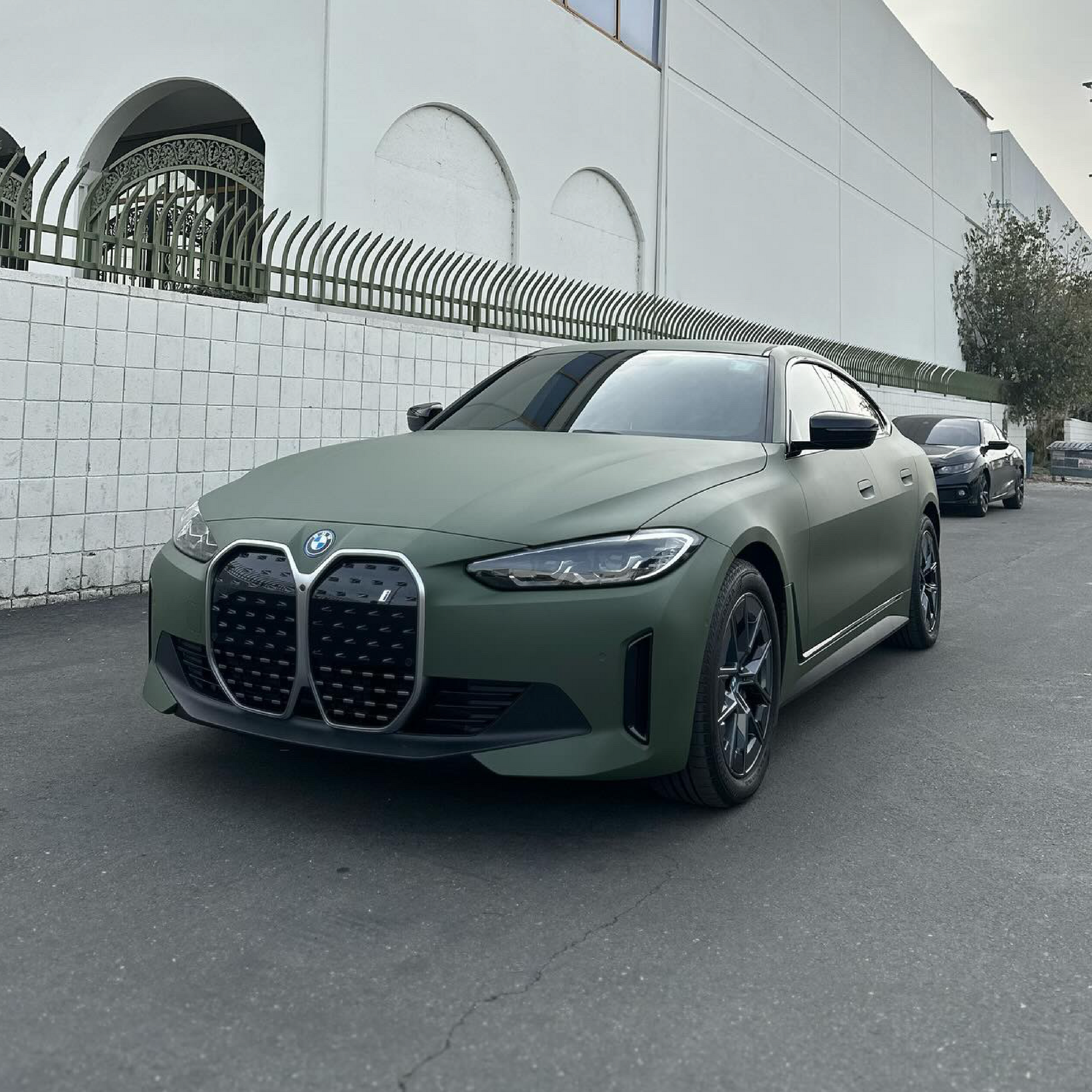 60" Matte Military Green Vinyl Car Wrap