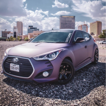 60" Satin Black Rose Aluminum Vinyl Car Wrap