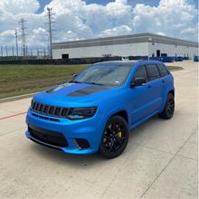 60" Satin Blue Aluminum Vinyl Car Wrap
