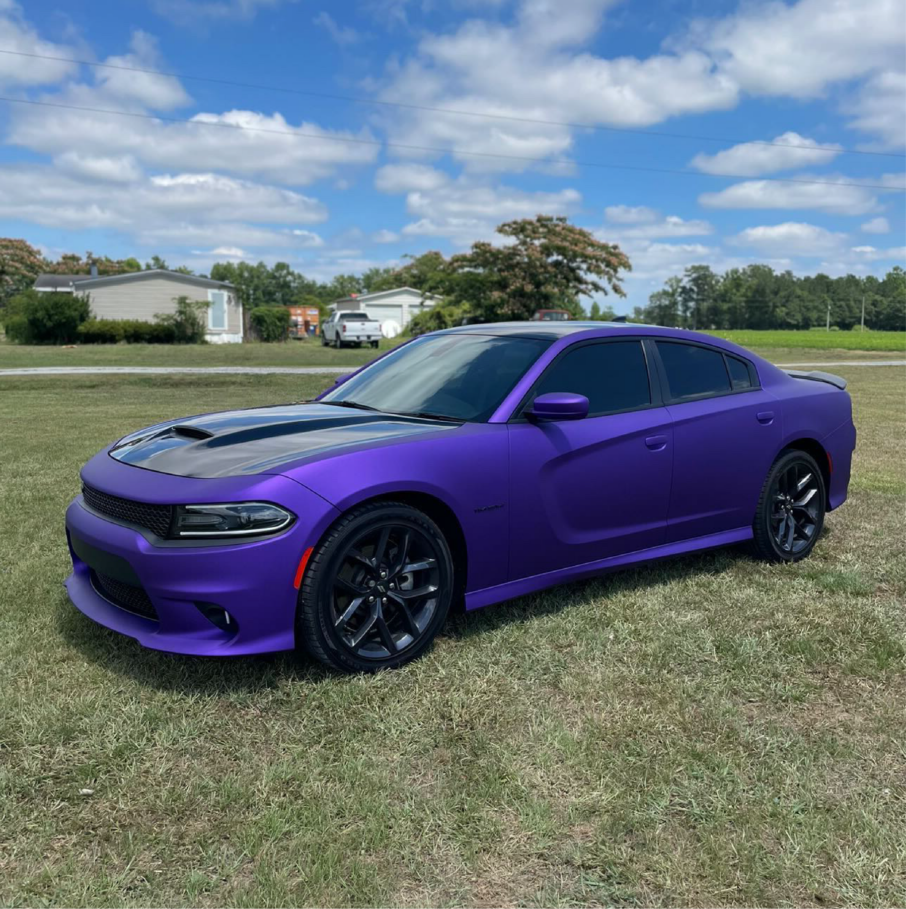 60" Satin Passion Purple Aluminum Vinyl Car Wrap