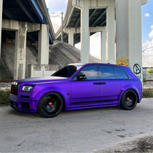 60" Satin Passion Purple Aluminum Vinyl Car Wrap