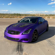 60" Satin Passion Purple Aluminum Vinyl Car Wrap