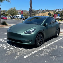 60" Satin Pine Green Metallic Vinyl Car Wrap