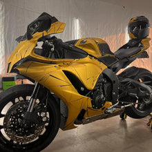 60" Satin Yellow Gold Aluminum Vinyl Car Wrap