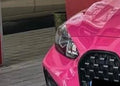 PET Metallic Strawberry Pink Vinyl Wrap