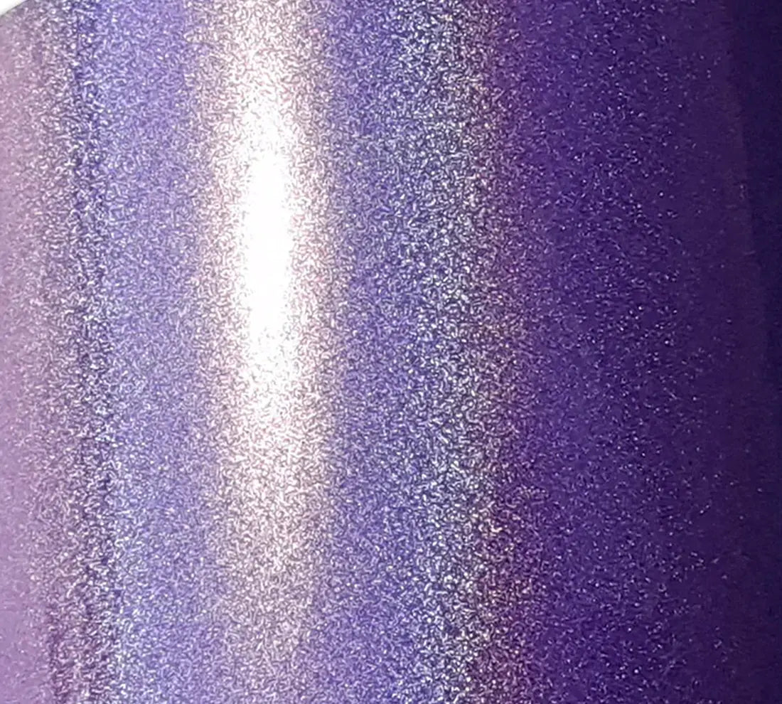 PET Gloss Iridescent Laser Light Purple Vinyl Wrap