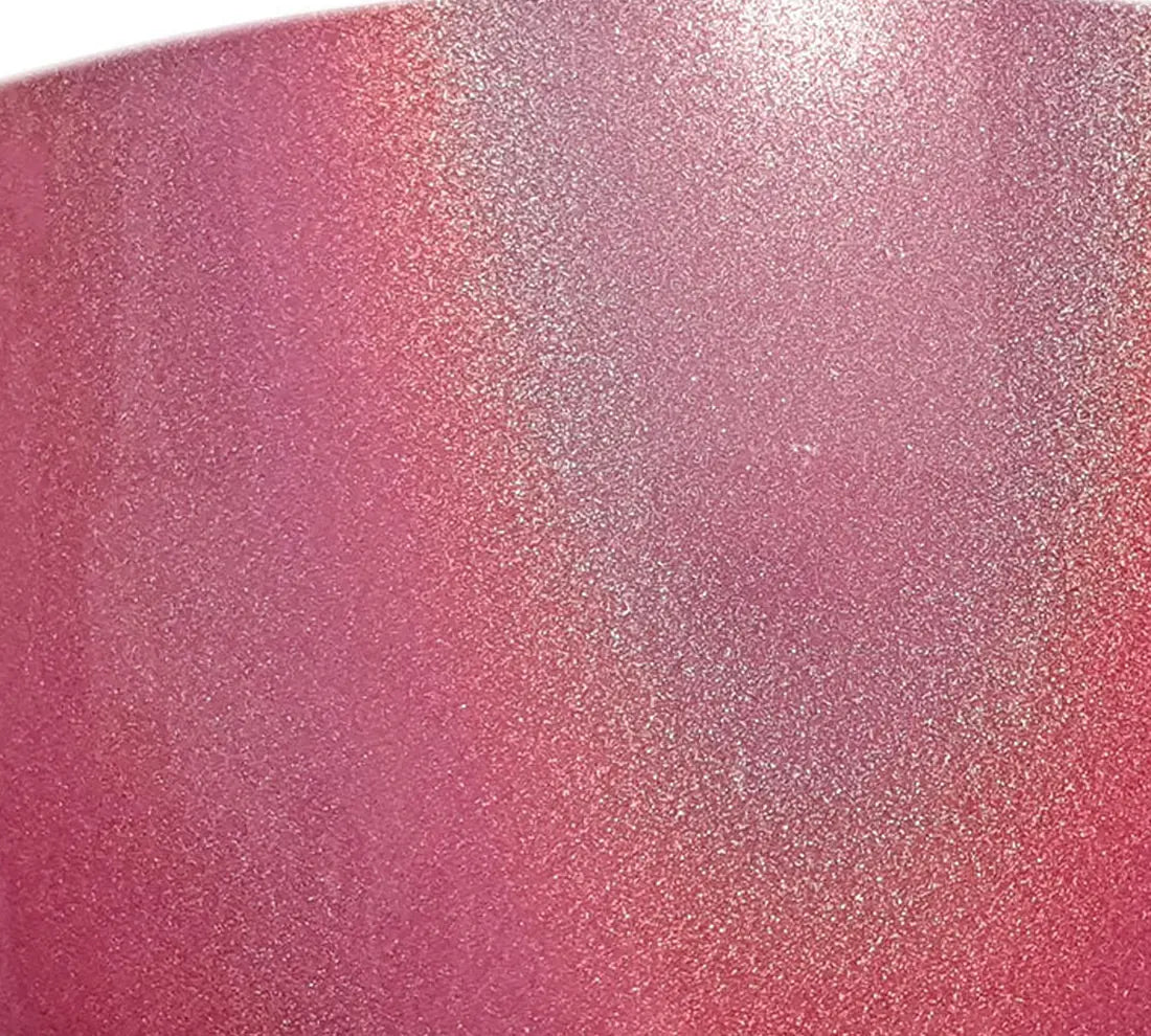 PET Gloss Iridescent Laser Pink Vinyl Wrap