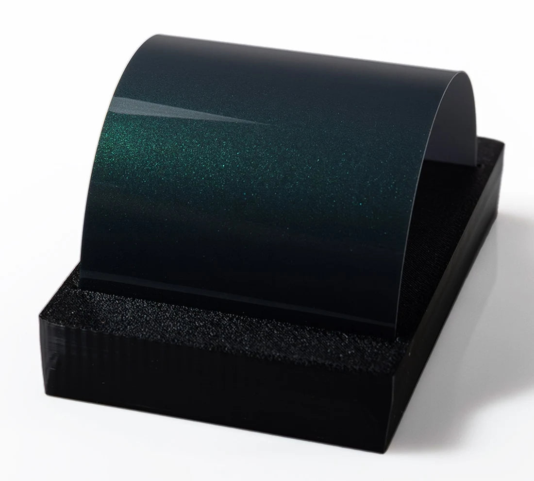 PET Flans Green Vinyl Wrap