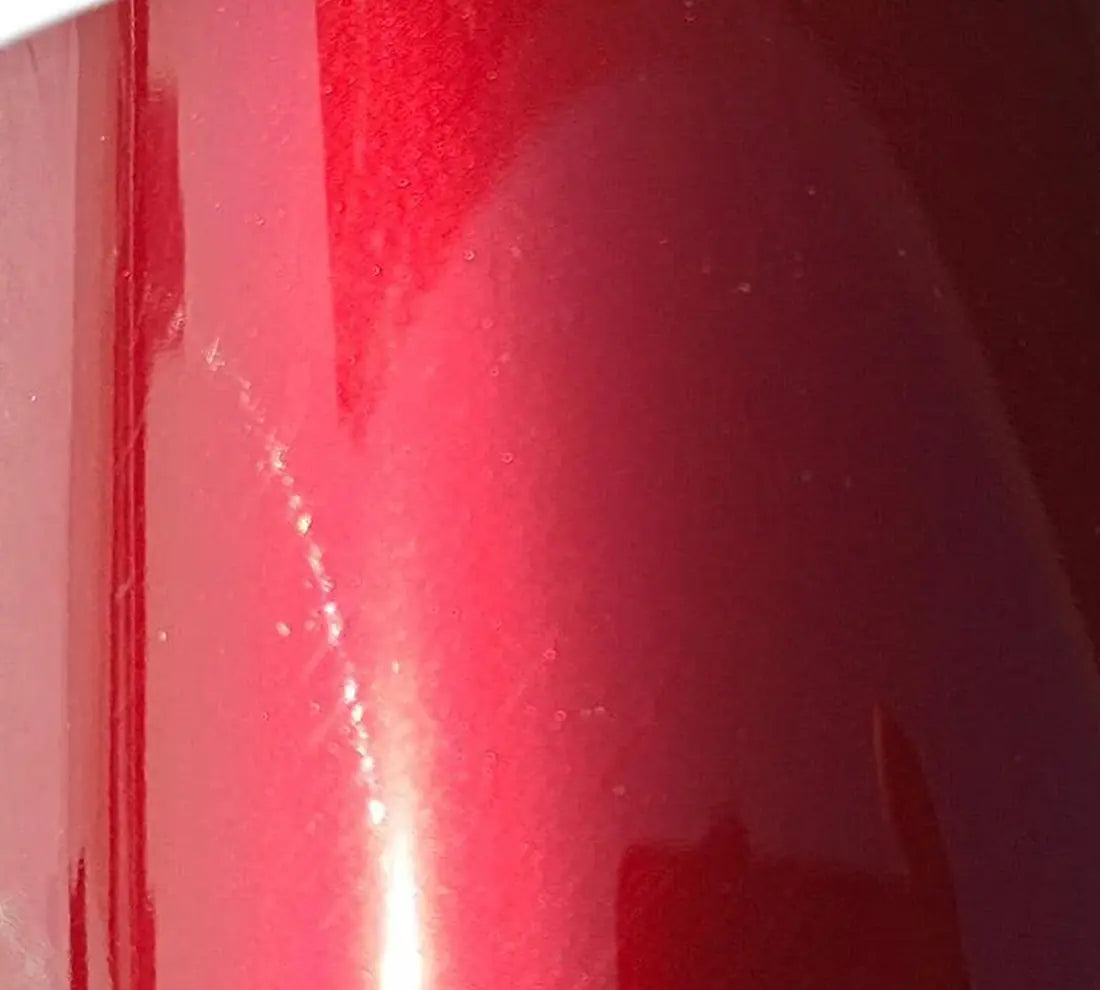 PET Glossy Metallic Cherry Red Vinyl Wrap