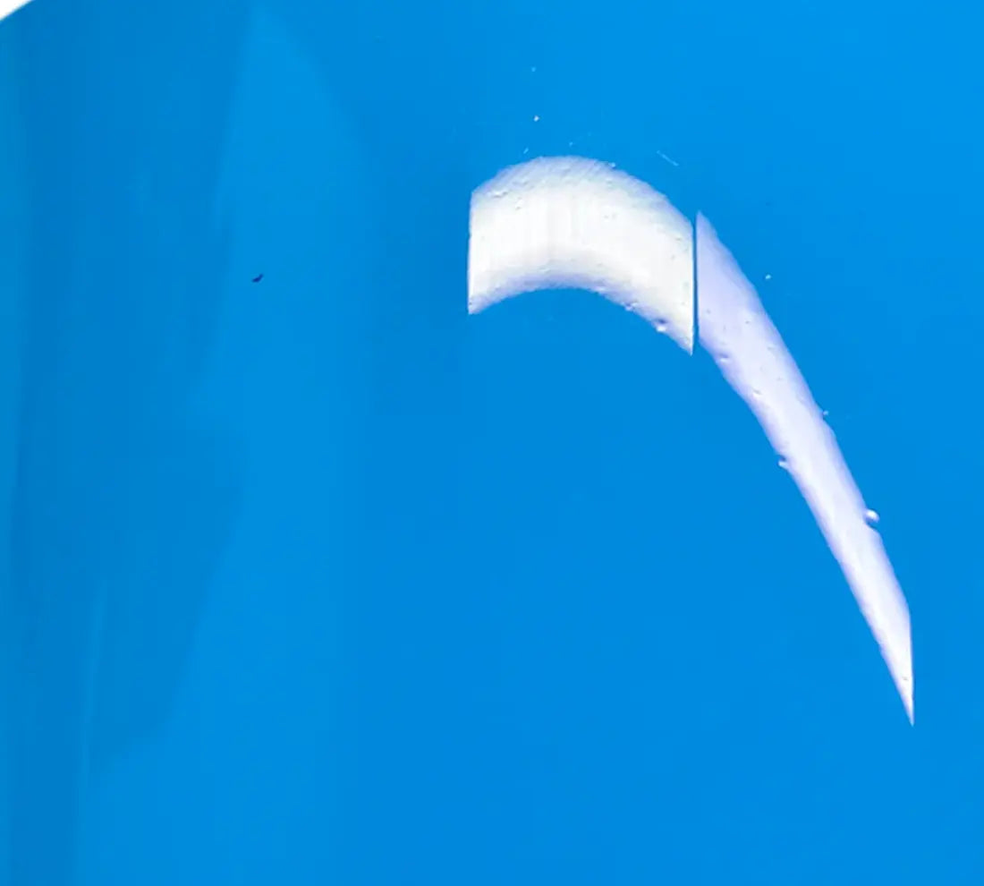 PET Ice Cream Blue Vinyl Wrap