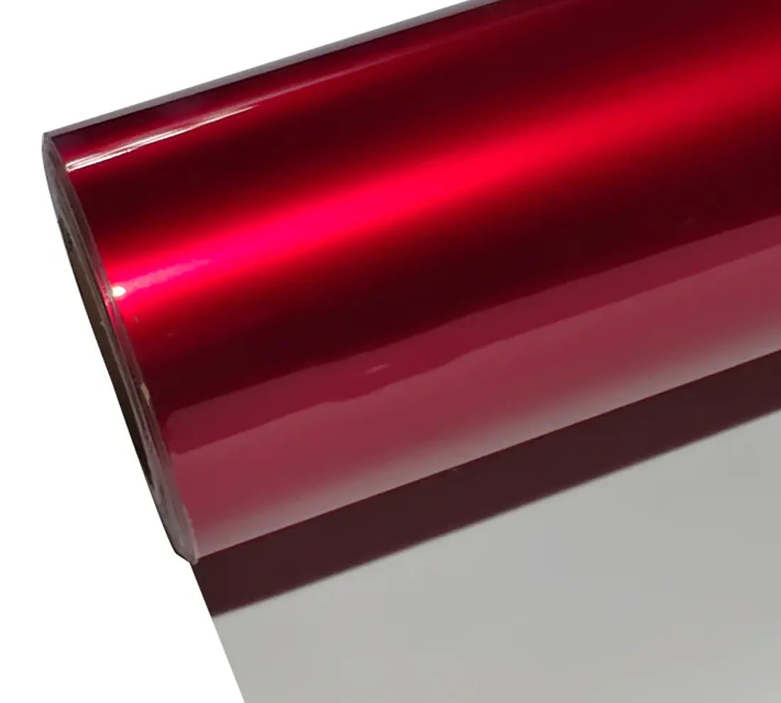 PET Liquid Ruby Red Vinyl Wrap