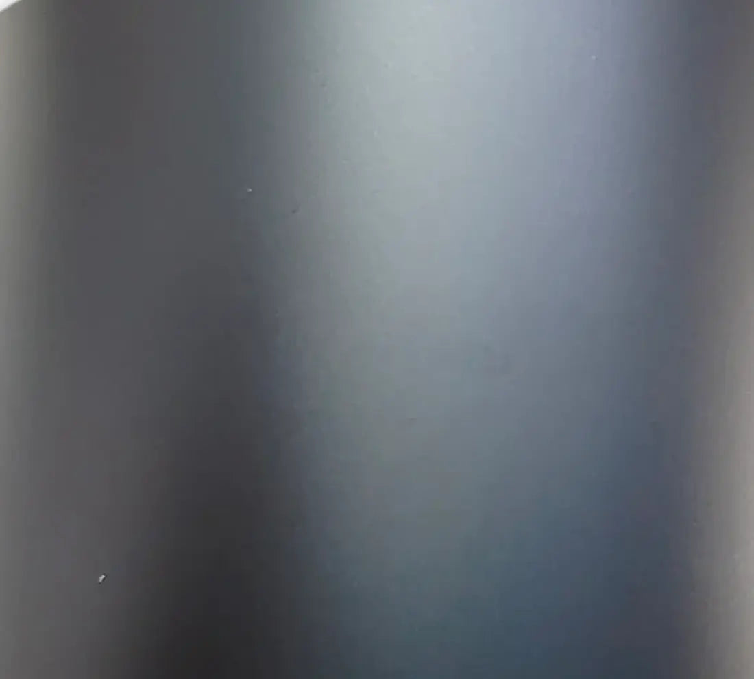 PET Matte Chrome Black Vinyl Wrap