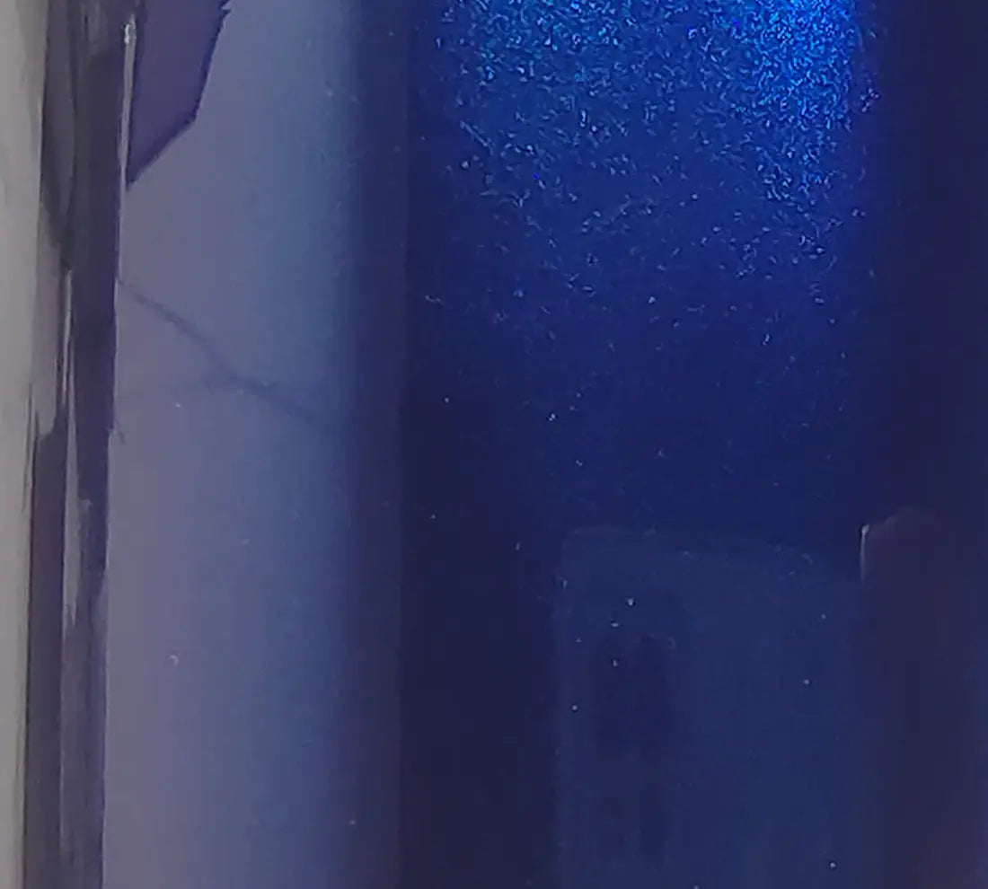 PET Metallic Blue Vinyl Wrap