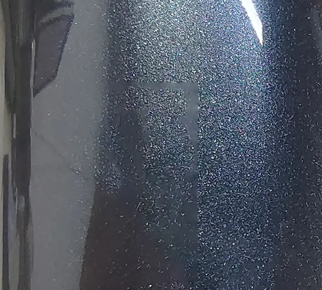 PET Metallic Coal Grey Vinyl Wrap