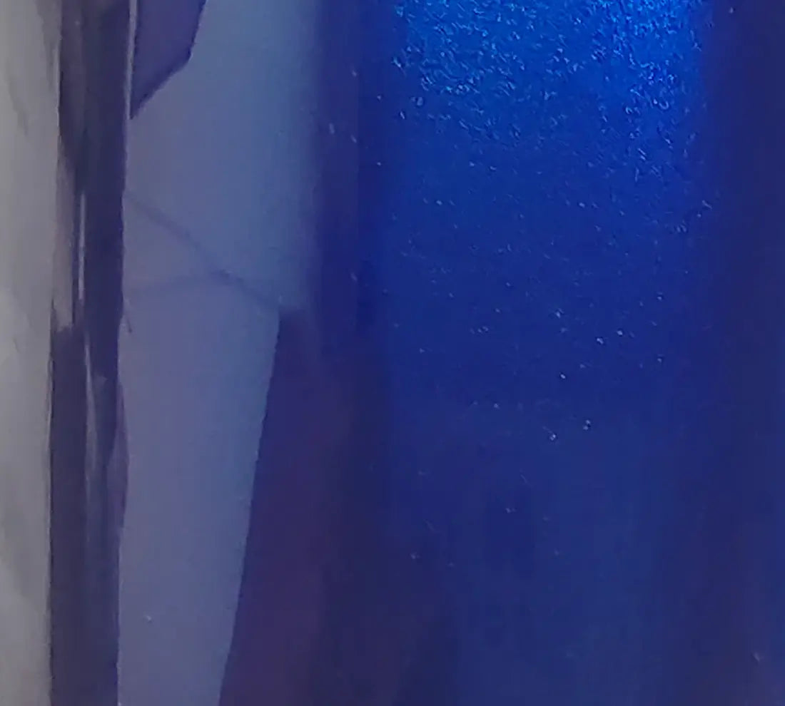 PET Metallic Gentian Blue Vinyl Wrap