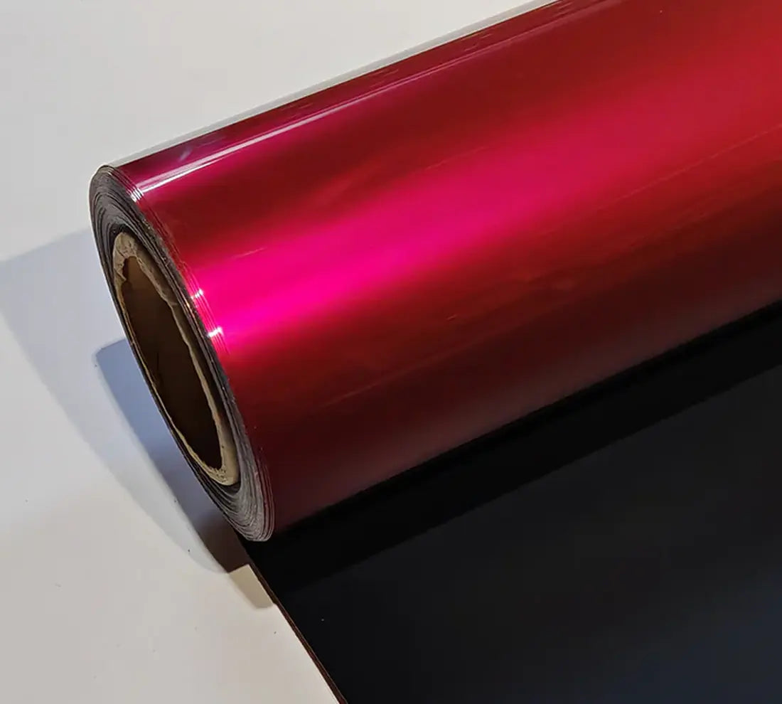 PET Metallic Rupee Purple Vinyl Wrap