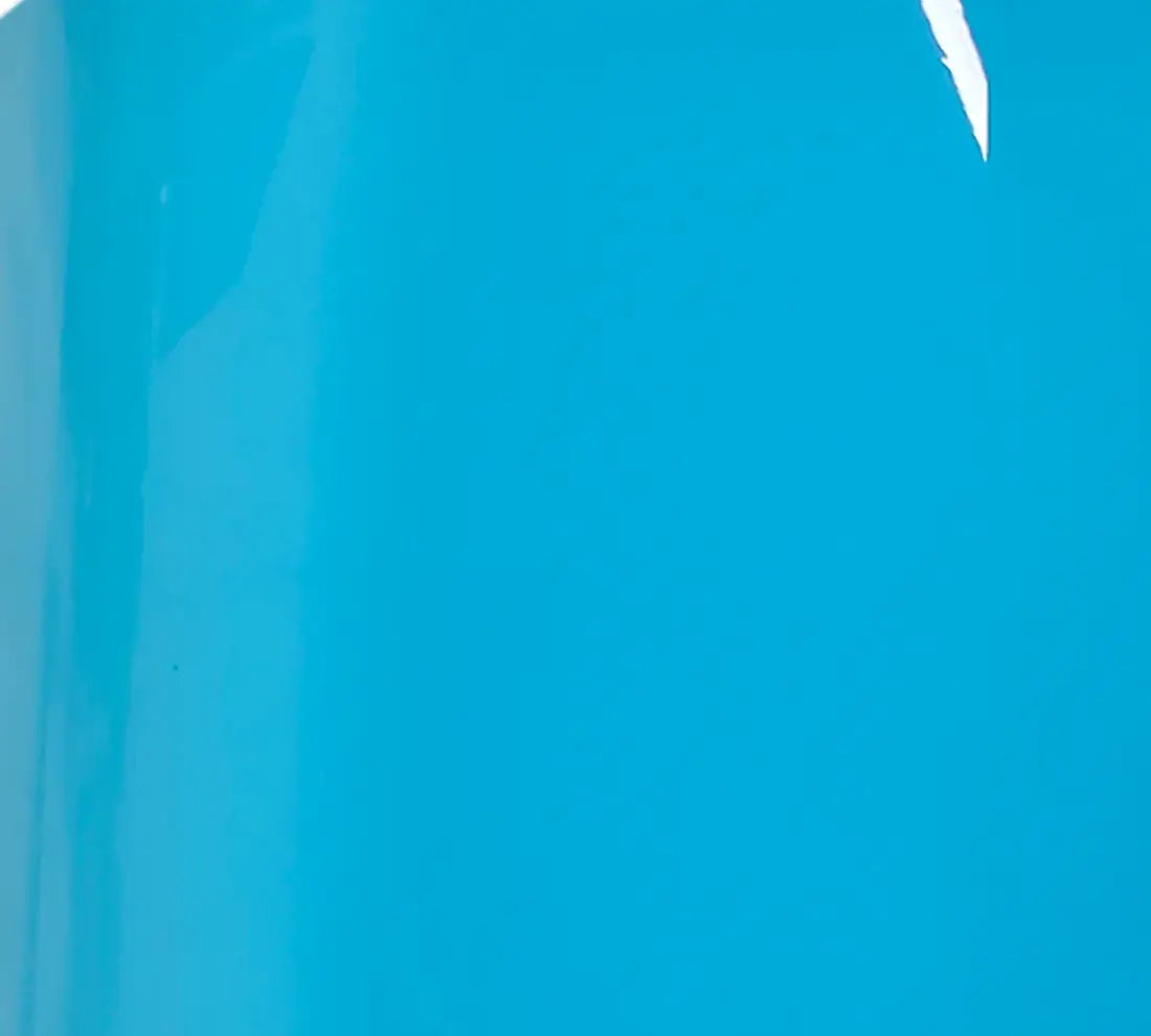 PET Sky Blue Vinyl Wrap