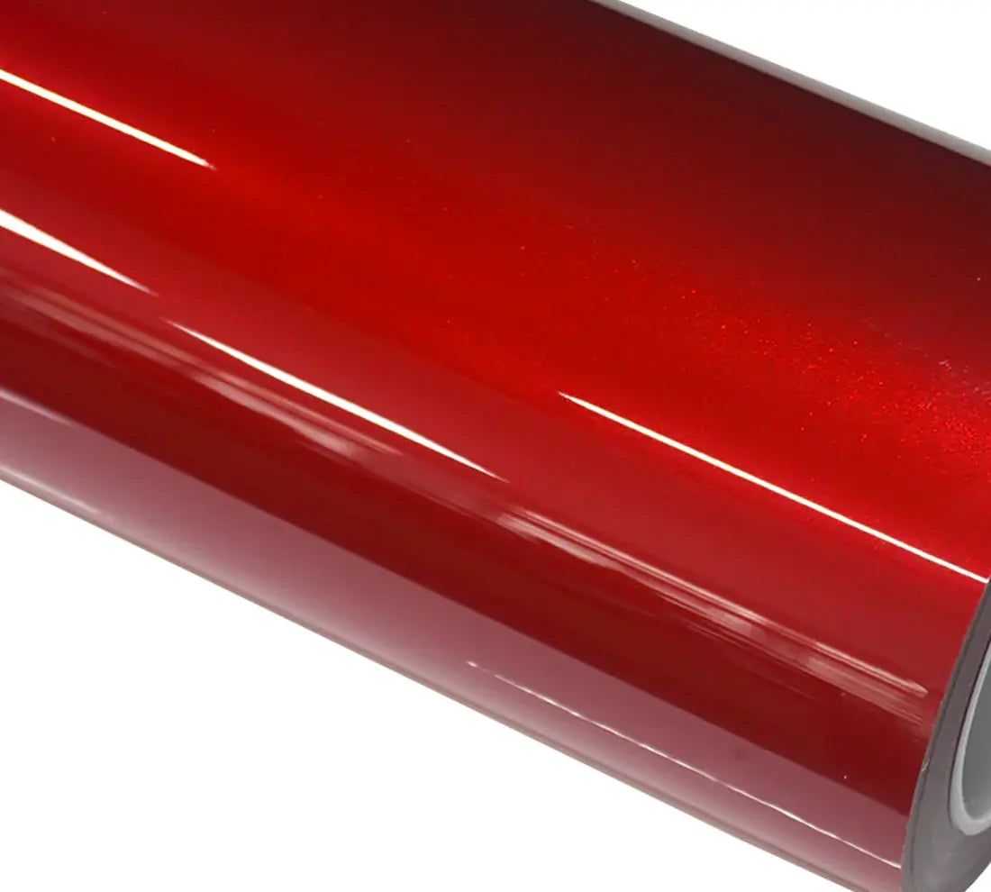 PET Super Glossy Metallic Soul Red Vinyl Wrap