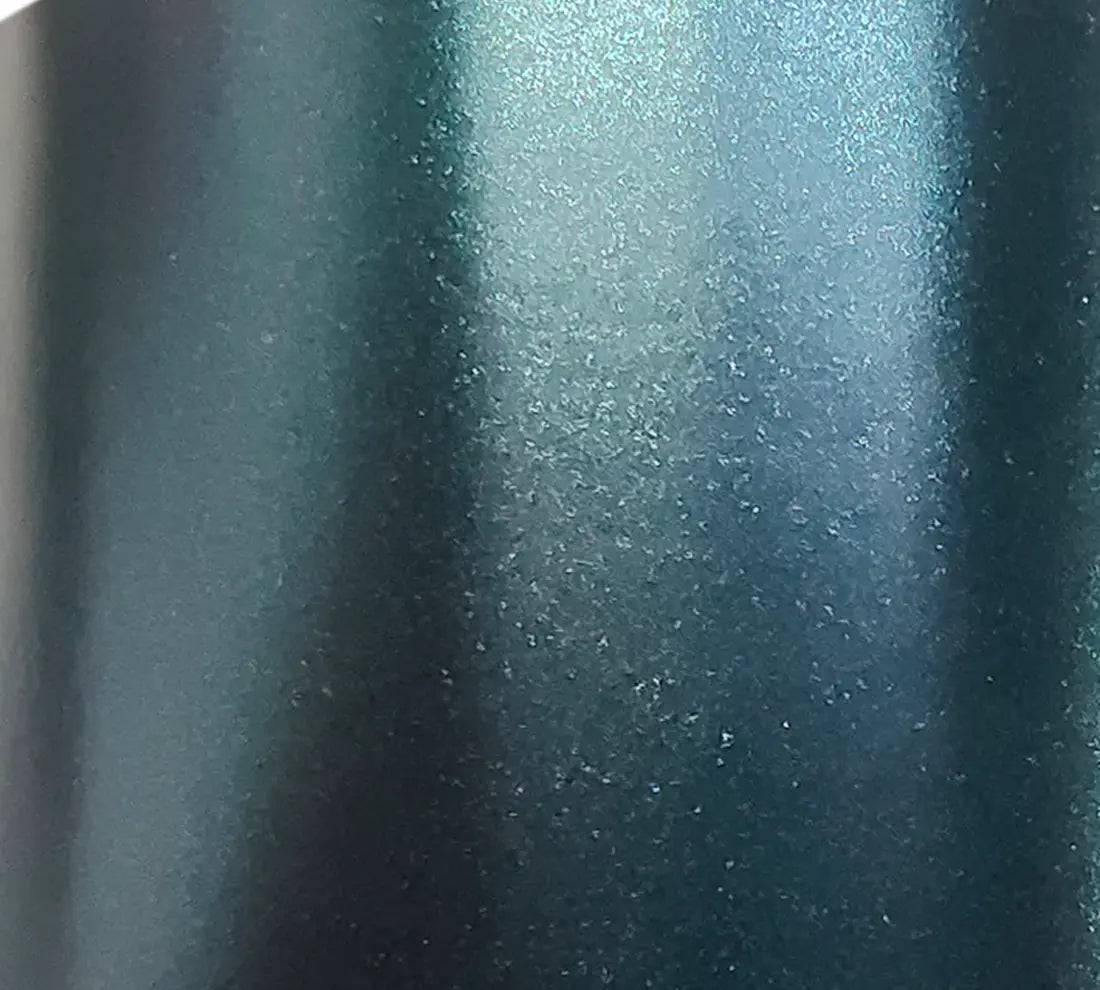 PET Satin Metallic Dark Green Vinyl Wrap