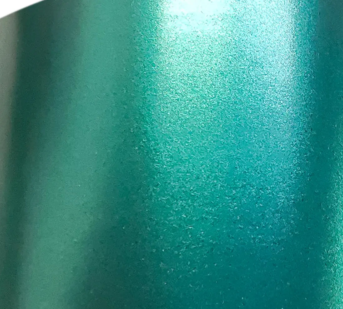 PET Satin Metallic Emerald Green Vinyl Wrap