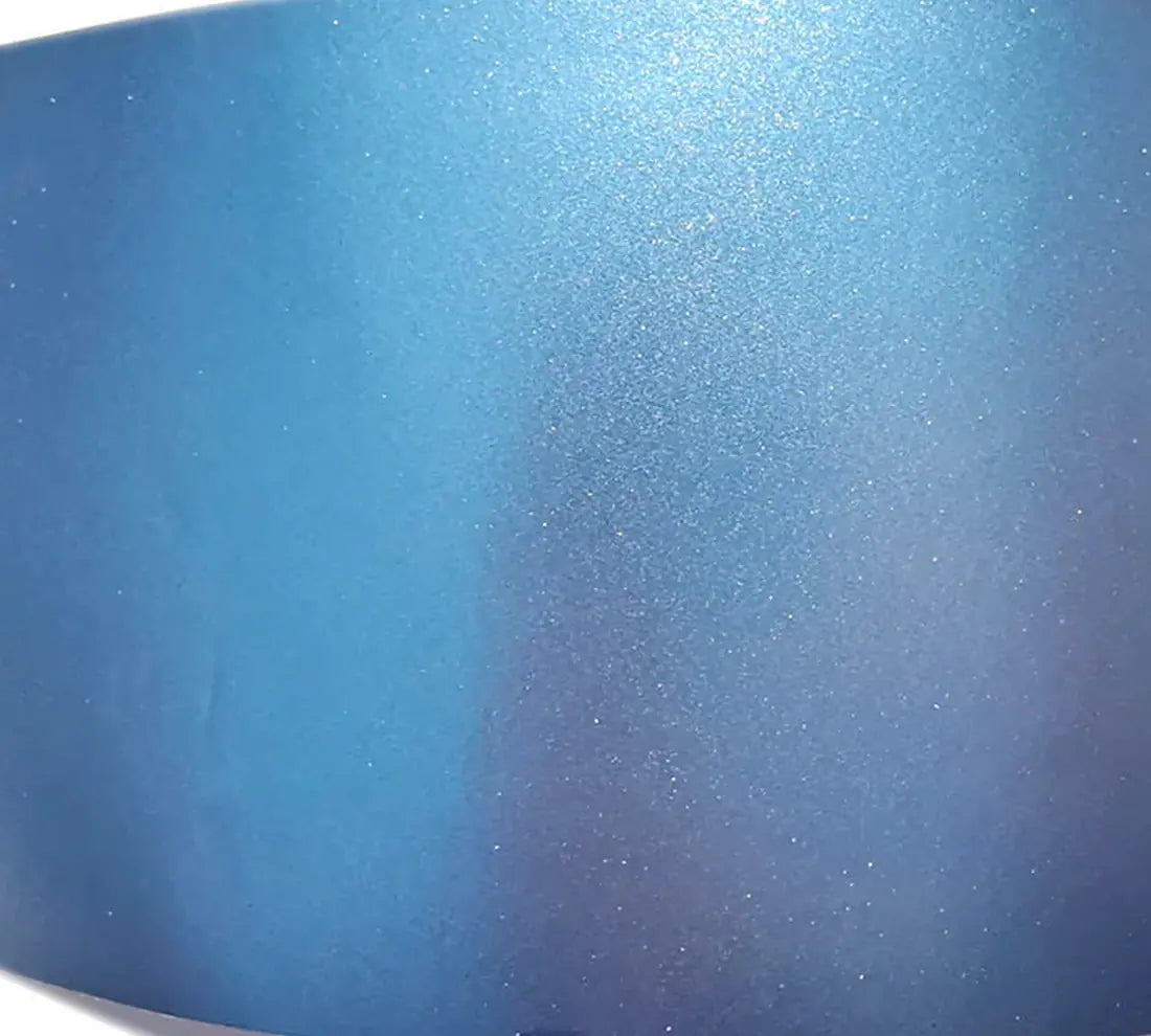 PET Satin Metallic Mist Blue Vinyl Wrap