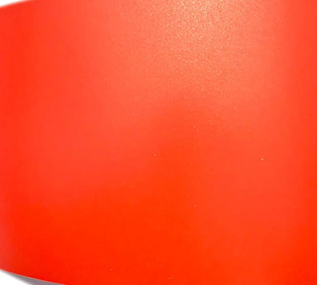 PET Satin Metallic Orange Color Vinyl Wrap