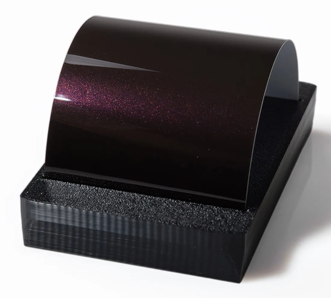 TPU Satin Metallic Glossy Black Rose
