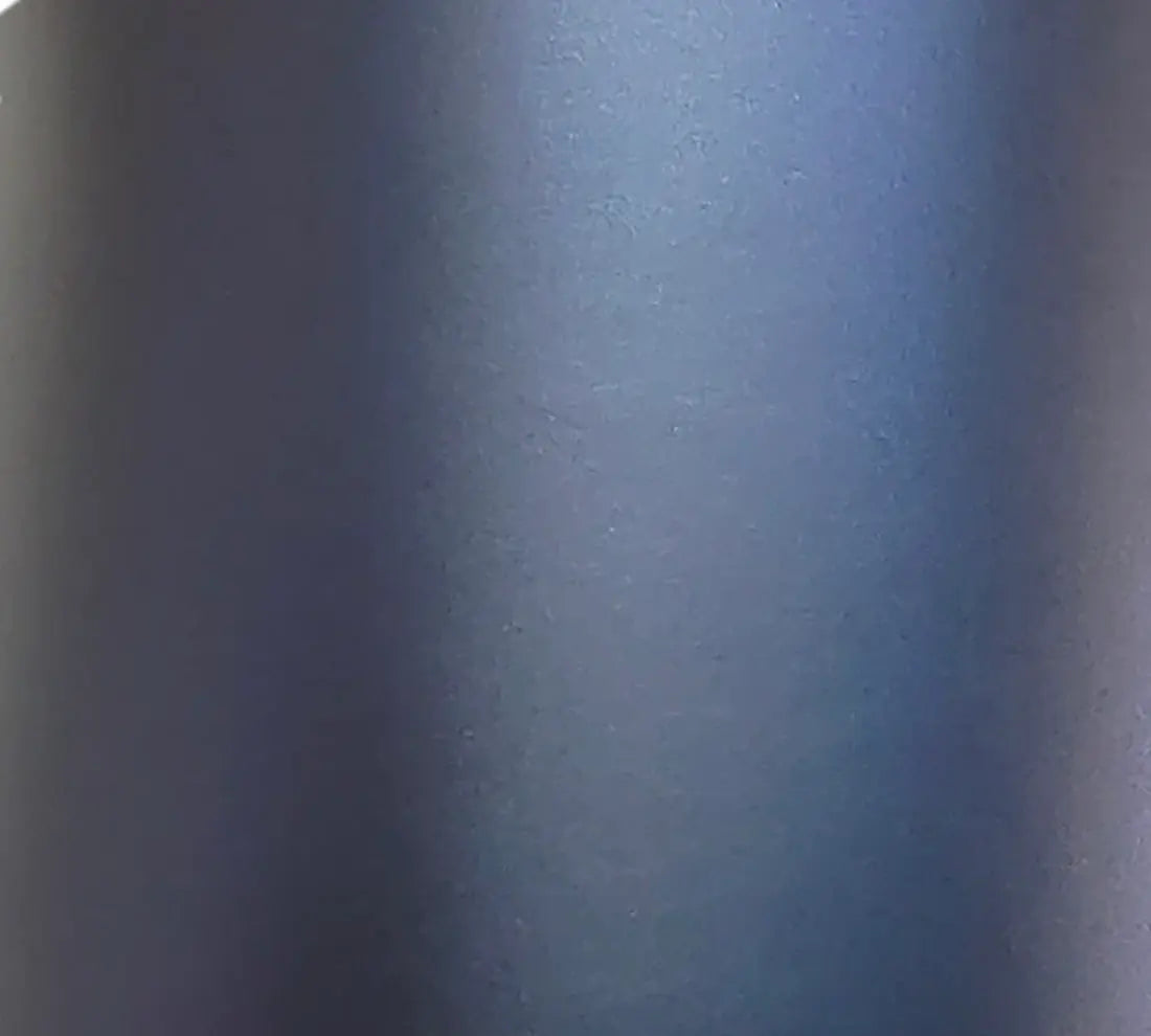 PET Ultra Matte Black Blue Vinyl Wrap