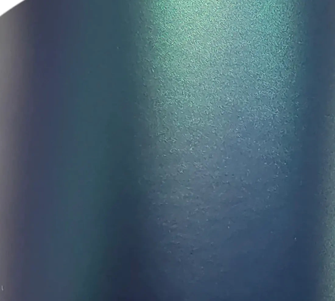 PET Ultra Matte Diamond Aurora Green Vinyl Wrap