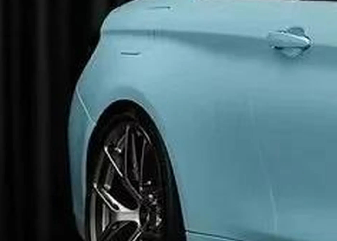 PET Gloss Iridescent Laser Sea Blue Vinyl Wrap