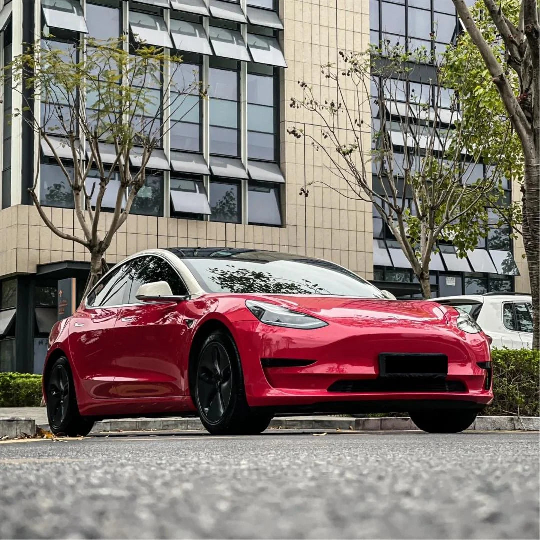 PET Carmine Red Vinyl Wrap