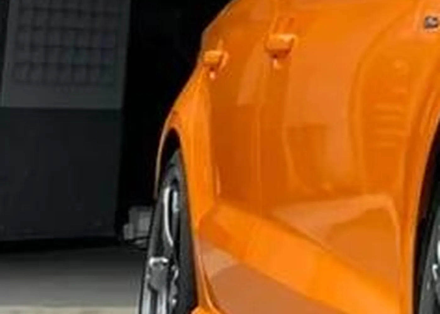 PET Coral Orange Vinyl Wrap