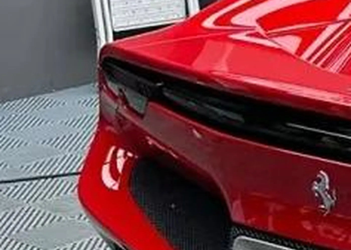 PET Gloss Forged Carbon Red Vinyl Wrap