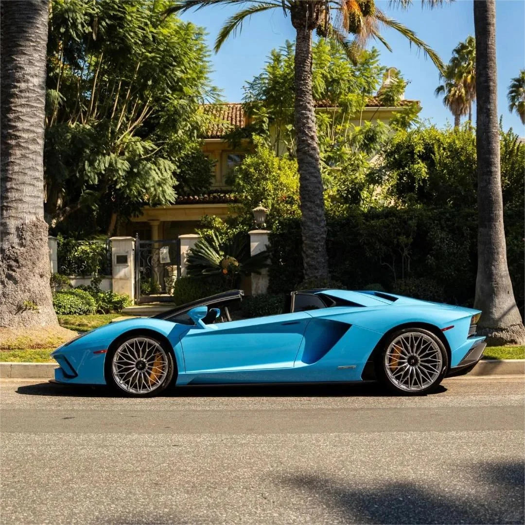 PET Haze Blue Vinyl Wrap