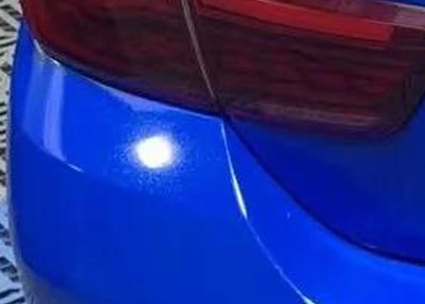 PET Ice Blue Vinyl Wrap