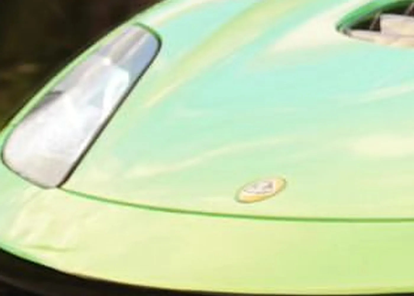 PET Sunbath Yellow Vinyl Wrap
