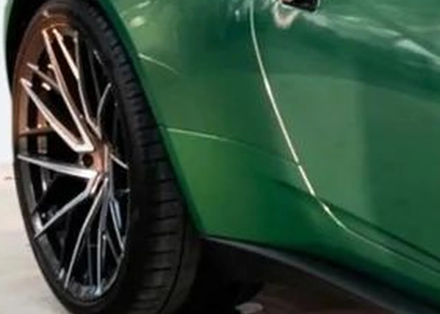 PET Satin Metallic Dark Green Vinyl Wrap