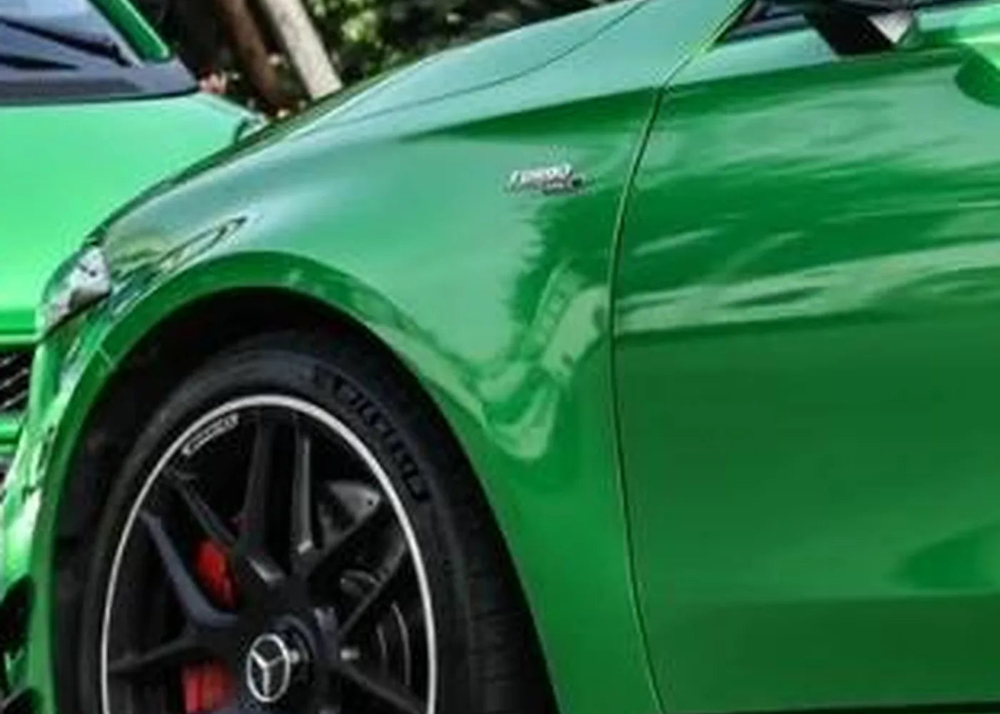 PET Satin Metallic New Grass Green Vinyl Wrap