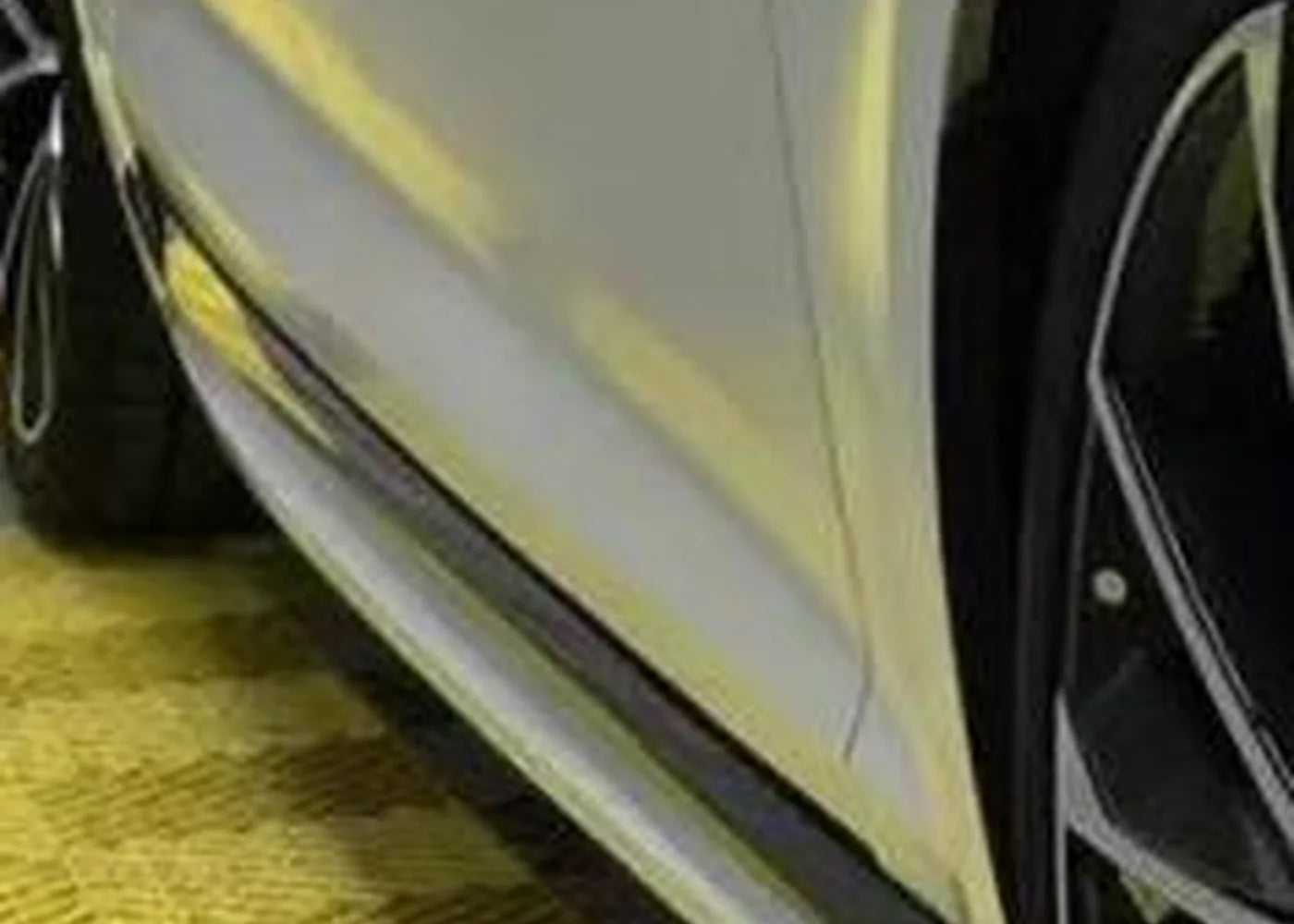 PET Satin Metallic White Vinyl Wrap